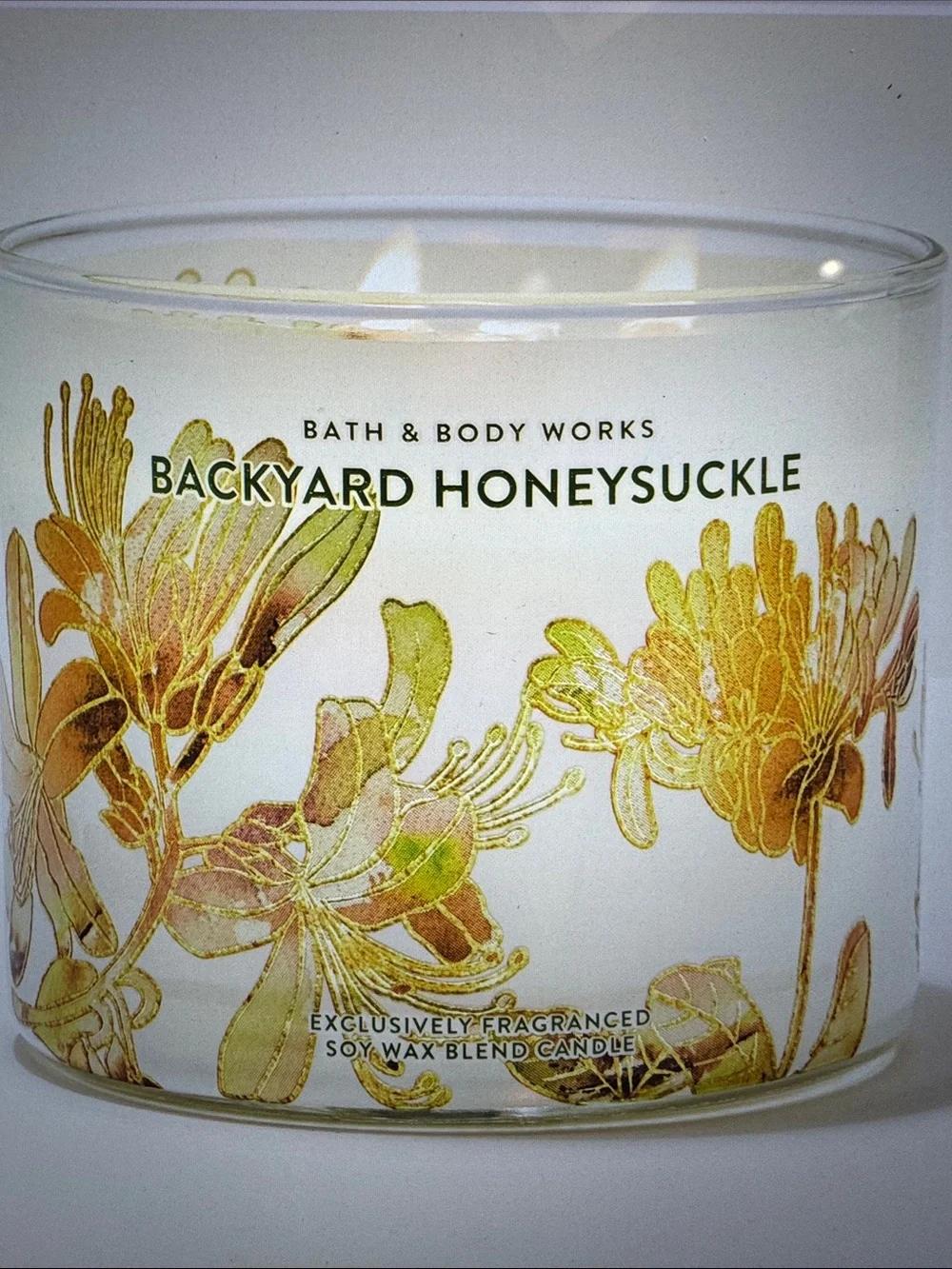 Bath & Body Works Backyard Honeysuckle Candle